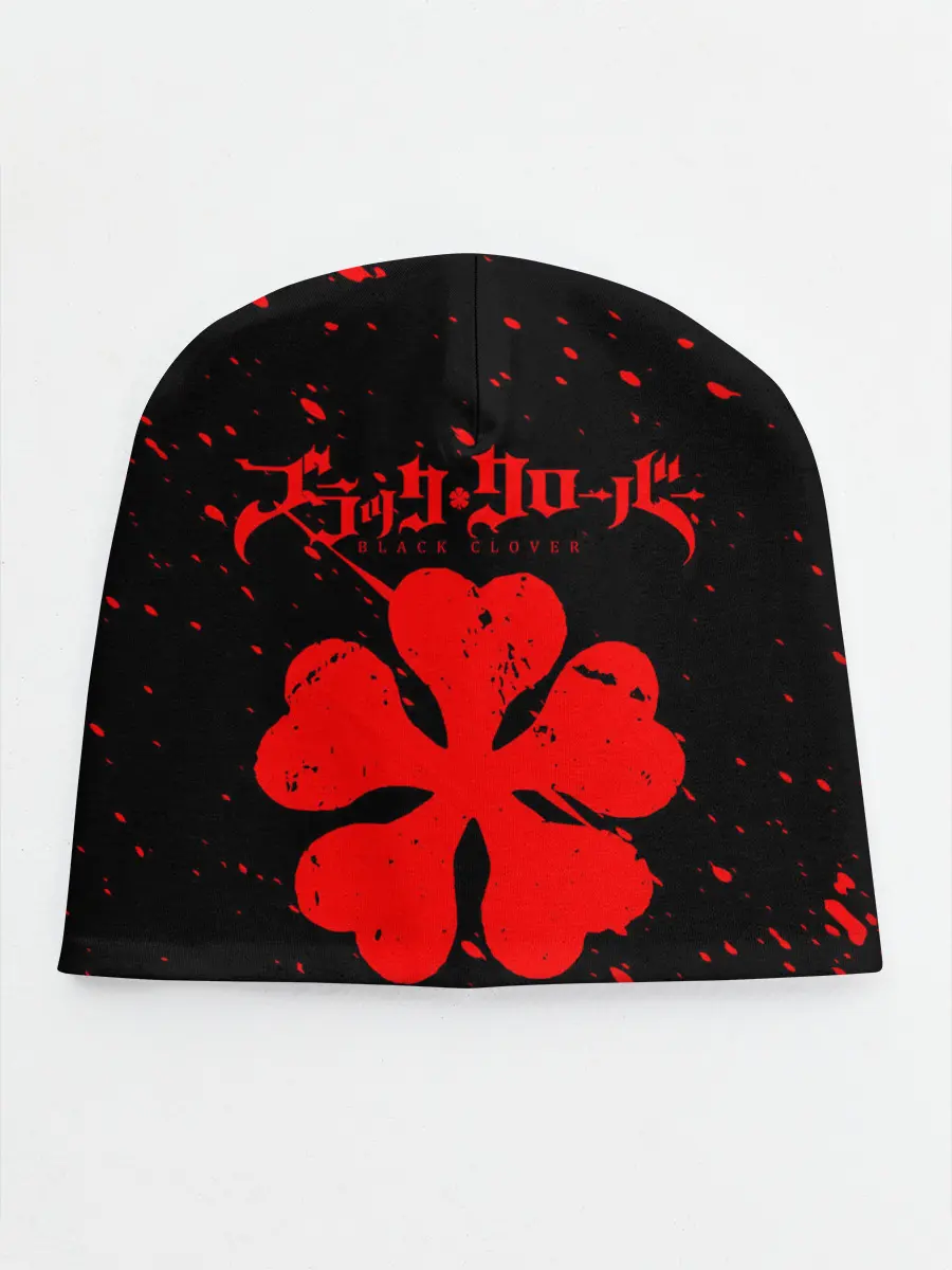 Детская шапка / ЧЕРНЫЙ КЛЕВЕР АНИМЕ,