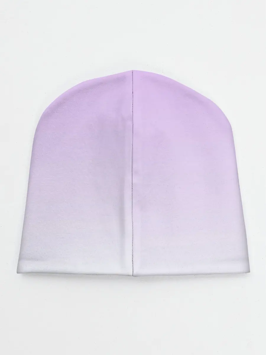 Детская шапка / акварельная сирень