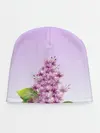 Детская шапка / акварельная сирень