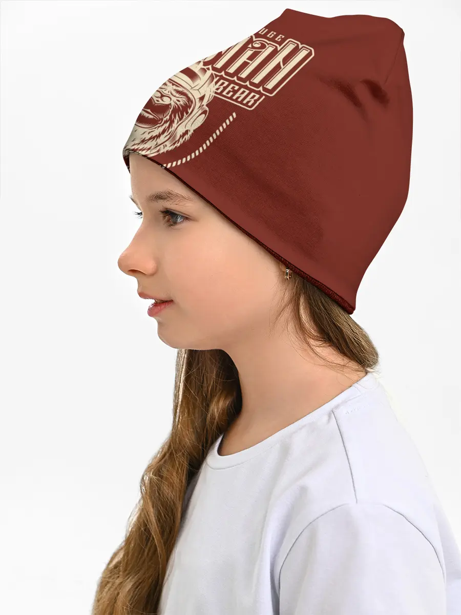 Детская шапка / Русский медведь танкист