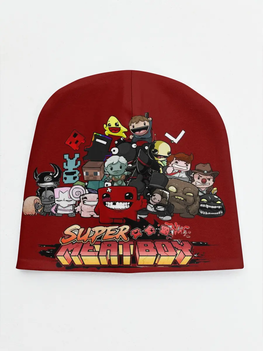 Детская шапка / Super meat boy