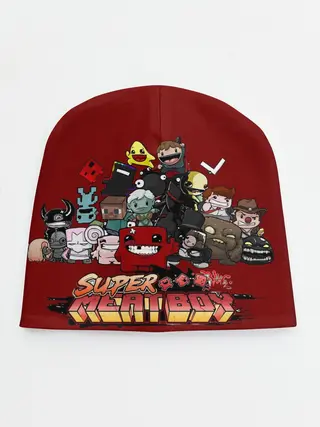 Детская шапка / Super meat boy
