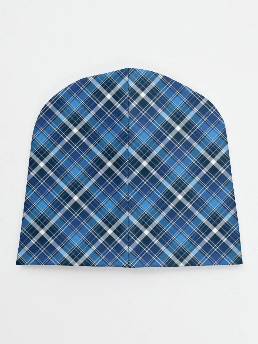 Детская шапка / Текстура в клетку