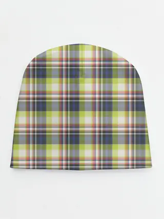 Детская шапка / Текстура в клетку