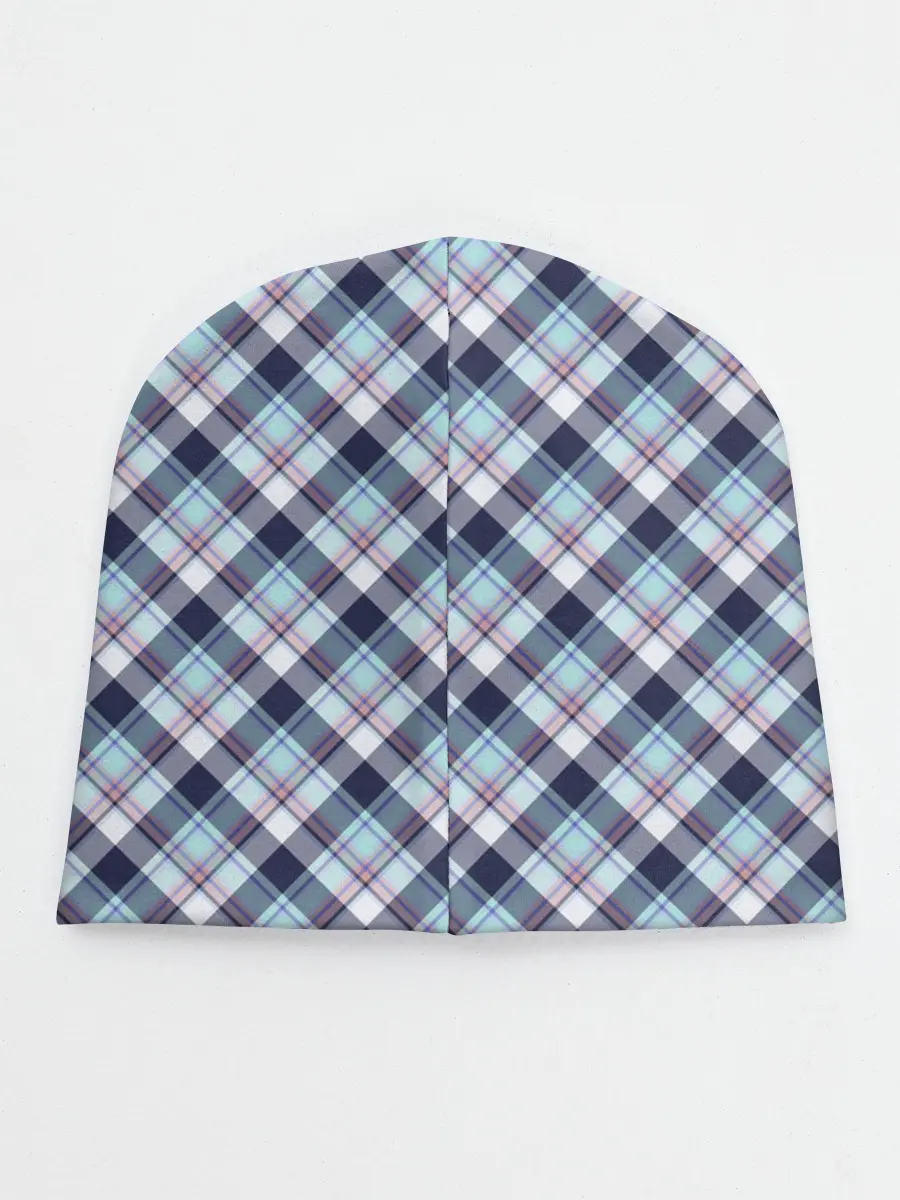 Детская шапка / Текстура в клетку