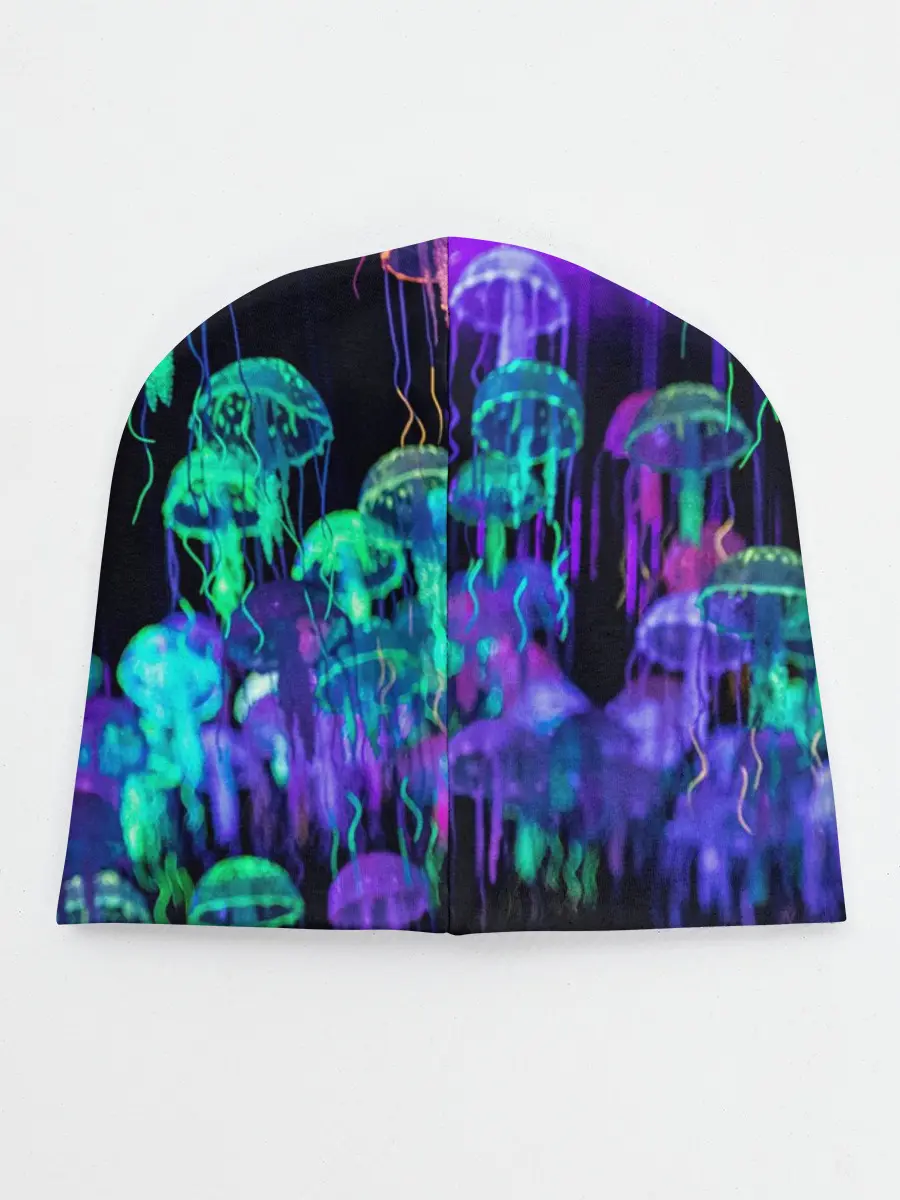Детская шапка / Неоновые медузы
