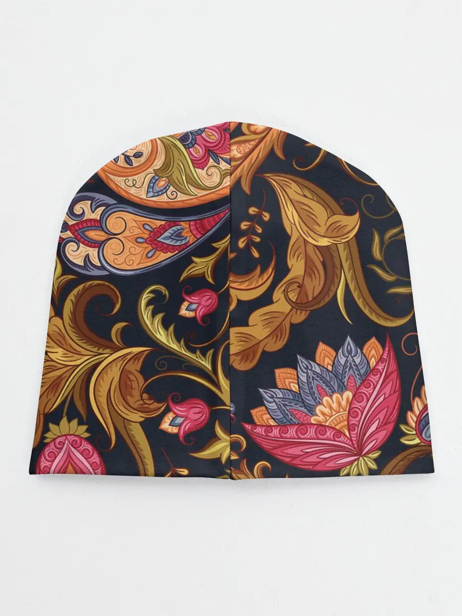 Детская шапка / РОСПИСЬ ЦВЕТАМИ