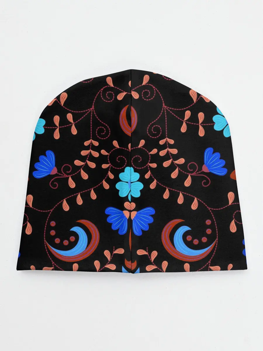 Детская шапка / РОСПИСЬ ЦВЕТАМИ