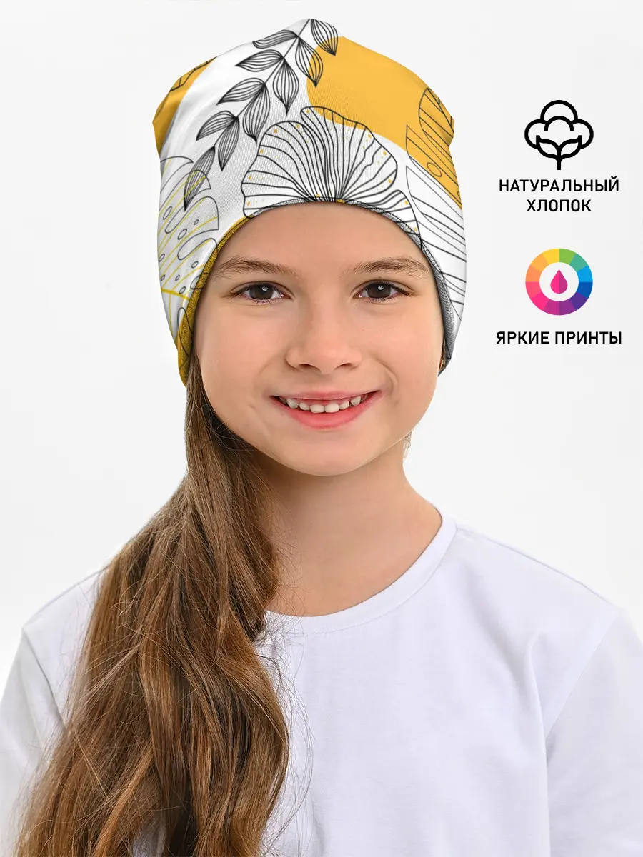 Детская шапка / Цветы