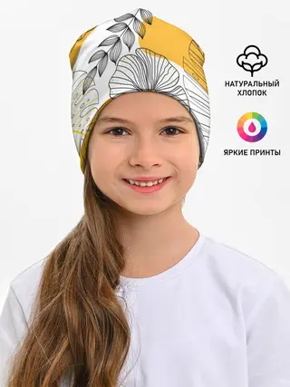 Детская шапка / Цветы