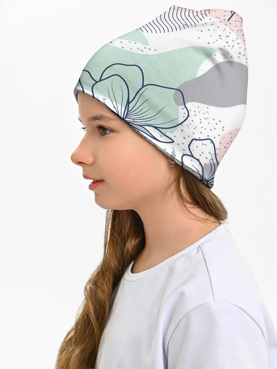 Детская шапка / Цветы