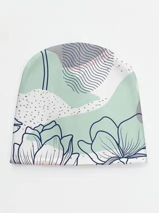 Детская шапка / Цветы