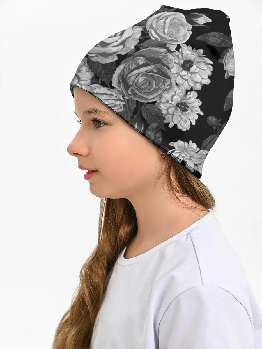 Детская шапка / Розы