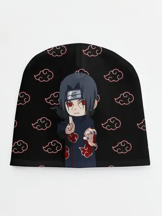 Детская шапка / Итачи на фоне Акацуки