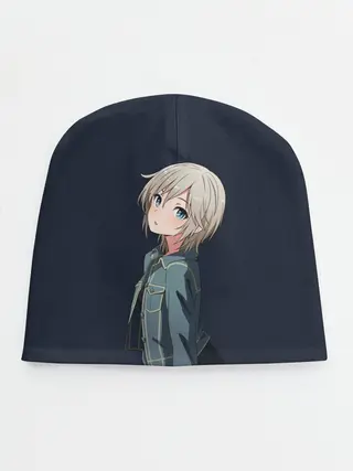 Детская шапка / Аниме Тян в джинсовке