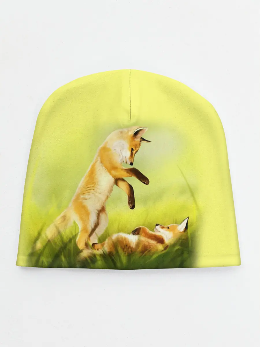 Детская шапка / Лисята