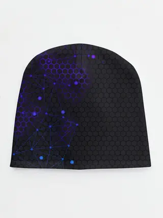 Детская шапка / СОТЫ НЕОН - ГЕОМЕТРИЯ