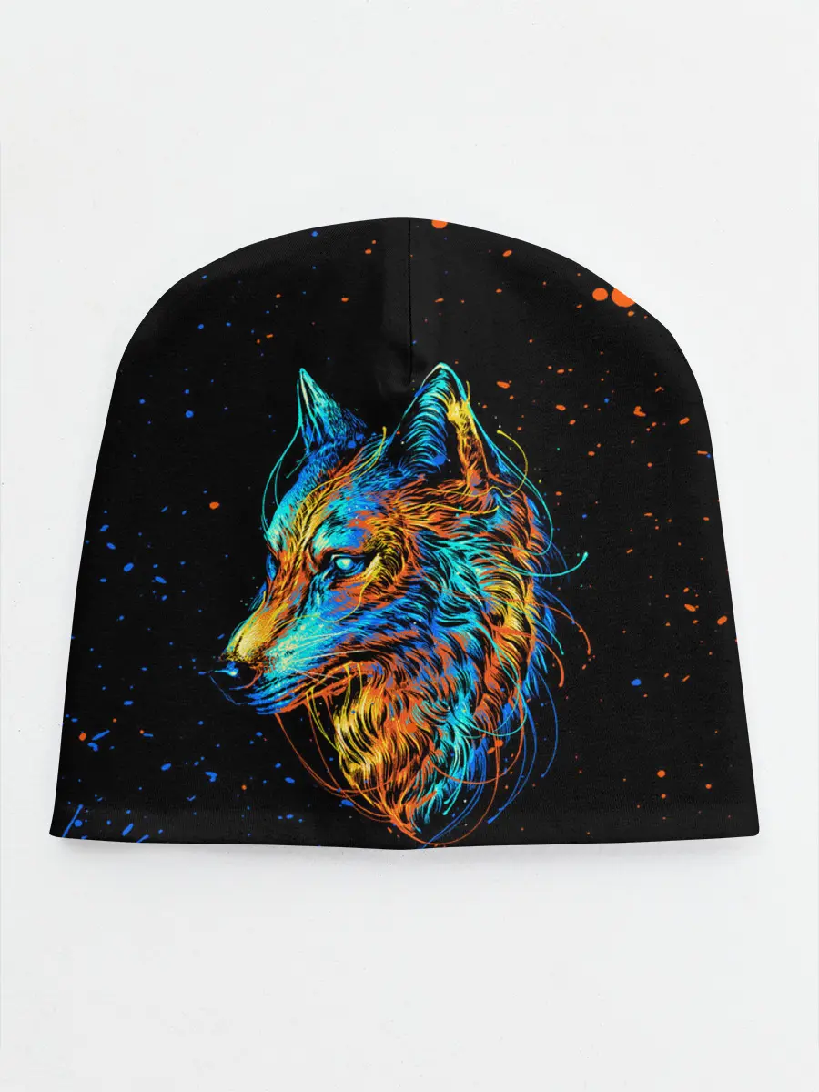 Детская шапка / КРАСОЧНЫЙ ВОЛК