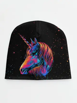 Детская шапка / ЕДИНОРОГ | UNICORN RAINBOW