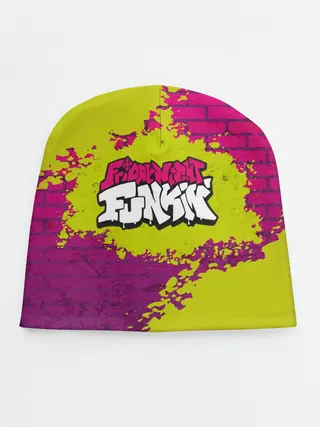 Детская шапка / Friday Night Funkin Кислотный