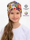Детская шапка / Английские буквы # 2