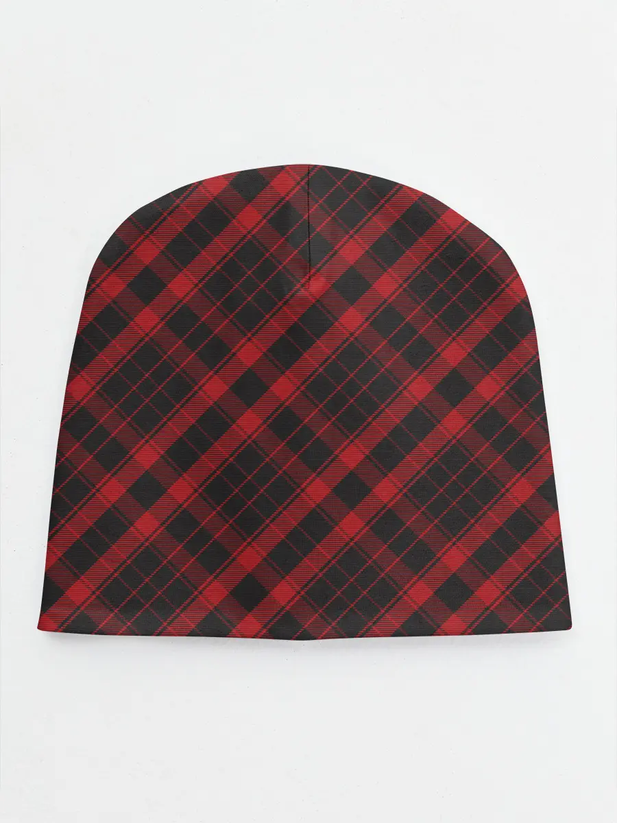 Детская шапка / Узор в клеточку