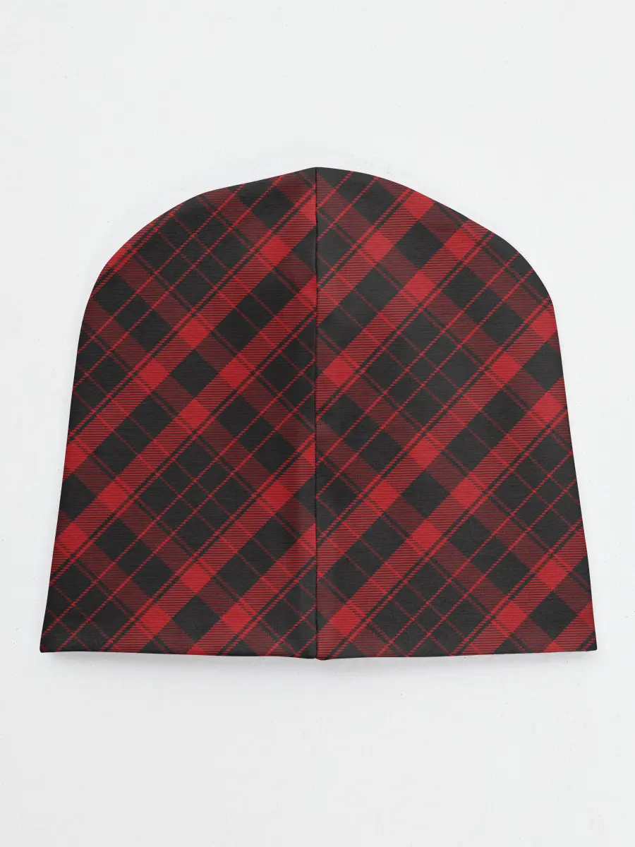 Детская шапка / Узор в клеточку