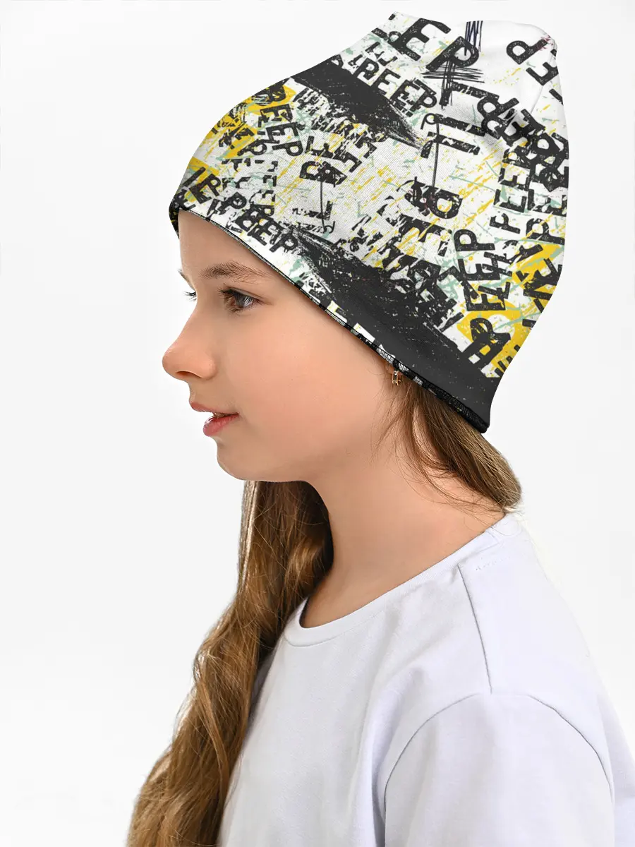 Детская шапка / LIL PEEP Vintage Graffiti Wall