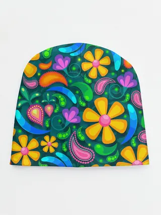 Детская шапка / ЯРКИЕ ЦВЕТЫ