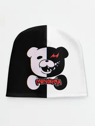 Детская шапка / MONOKUMA / МОНОКУМА GLITCH