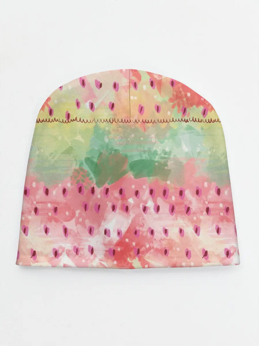 Детская шапка / Бархатный арбуз