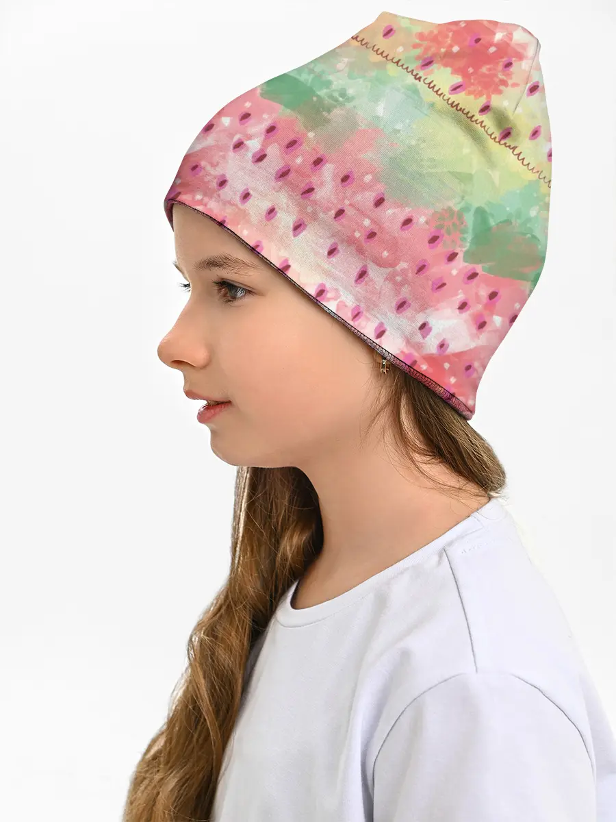 Детская шапка / Бархатный арбуз