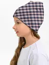 Детская шапка / Клеточный узор