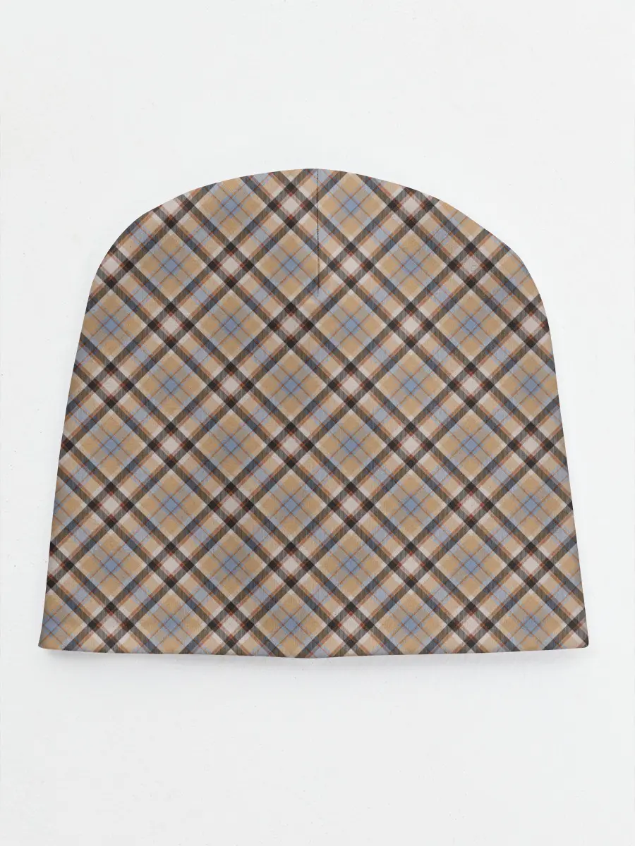 Детская шапка / Клеточный узор