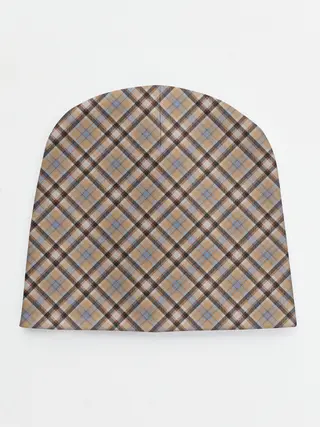 Детская шапка / Клеточный узор