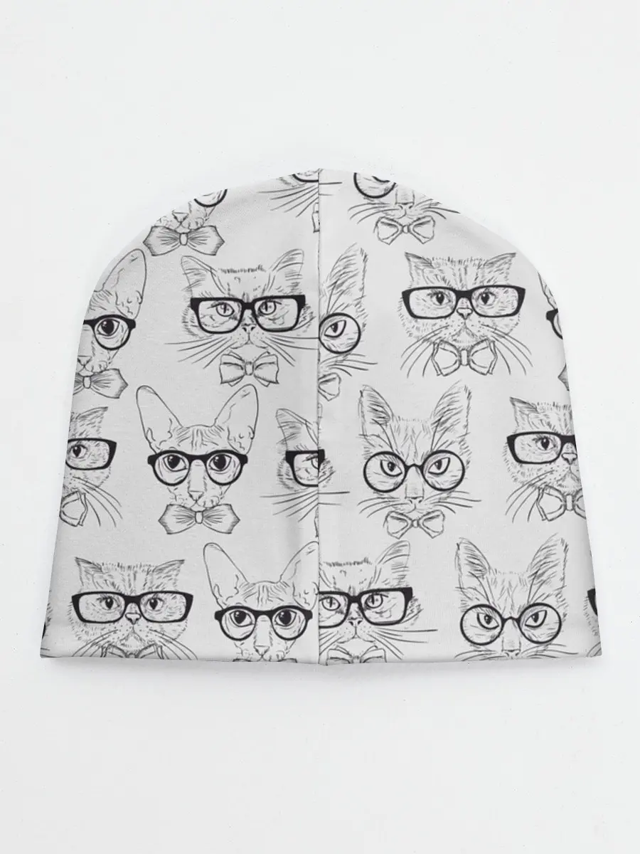 Детская шапка / Кошки в очках