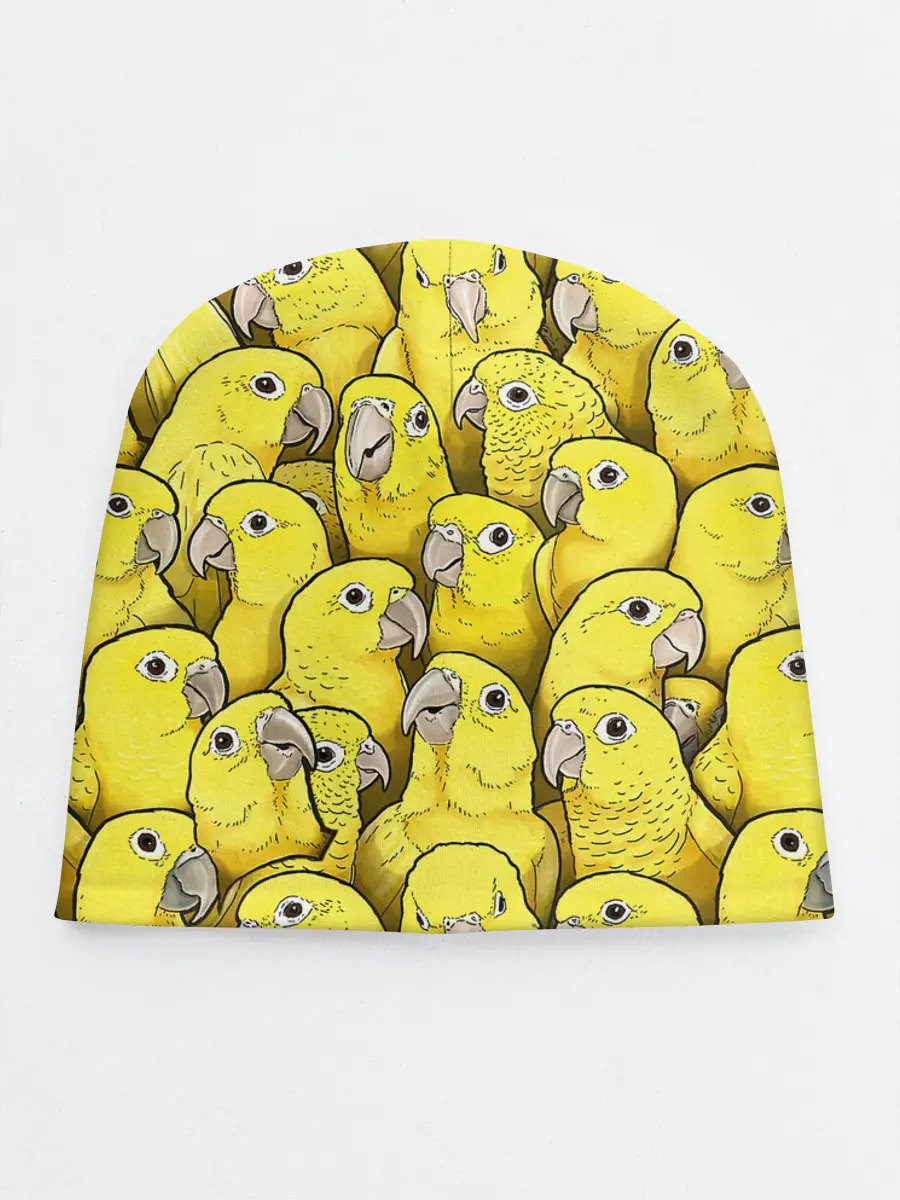 Детская шапка / Попугаи