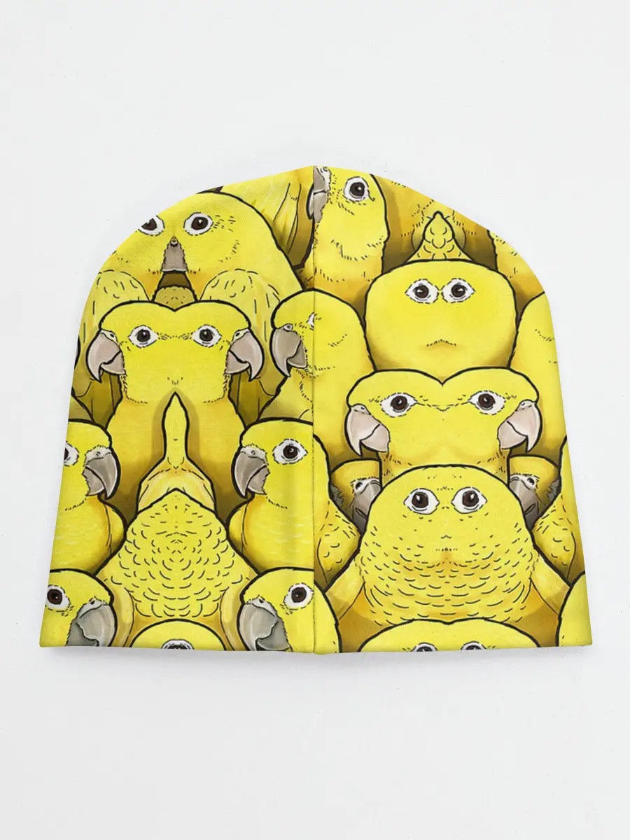 Детская шапка / Попугаи