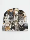 Детская шапка / Котики смешные