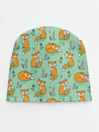 Детская шапка / Лиса с Грибами