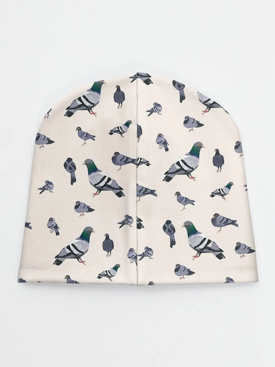Детская шапка / Голуби