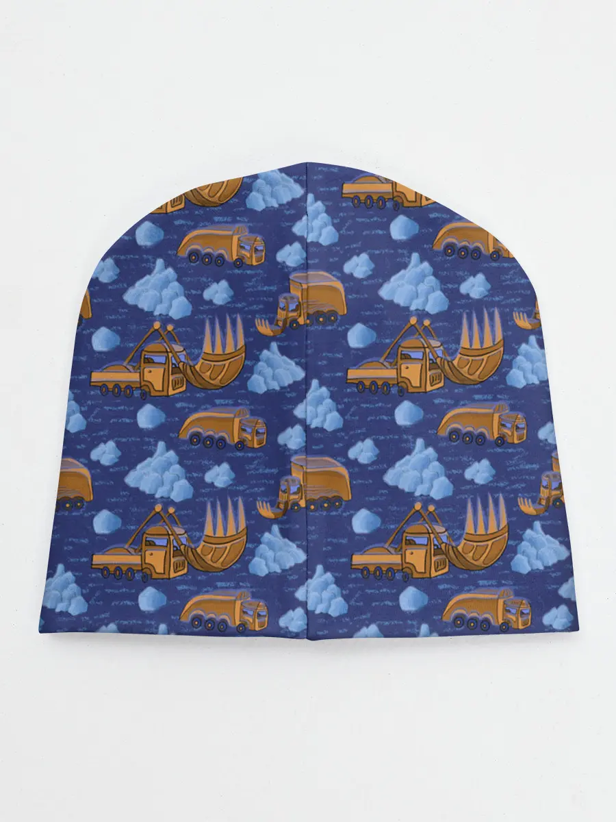 Детская шапка / Весна, но все еще снежная.