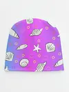 Детская шапка / Ракушки с градиентом