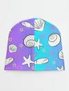 Детская шапка / Ракушки с градиентом