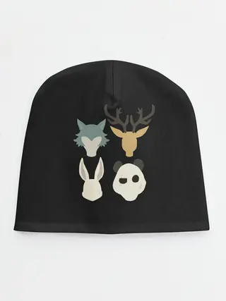 Детская шапка / Выдающиеся звери. Минимализм