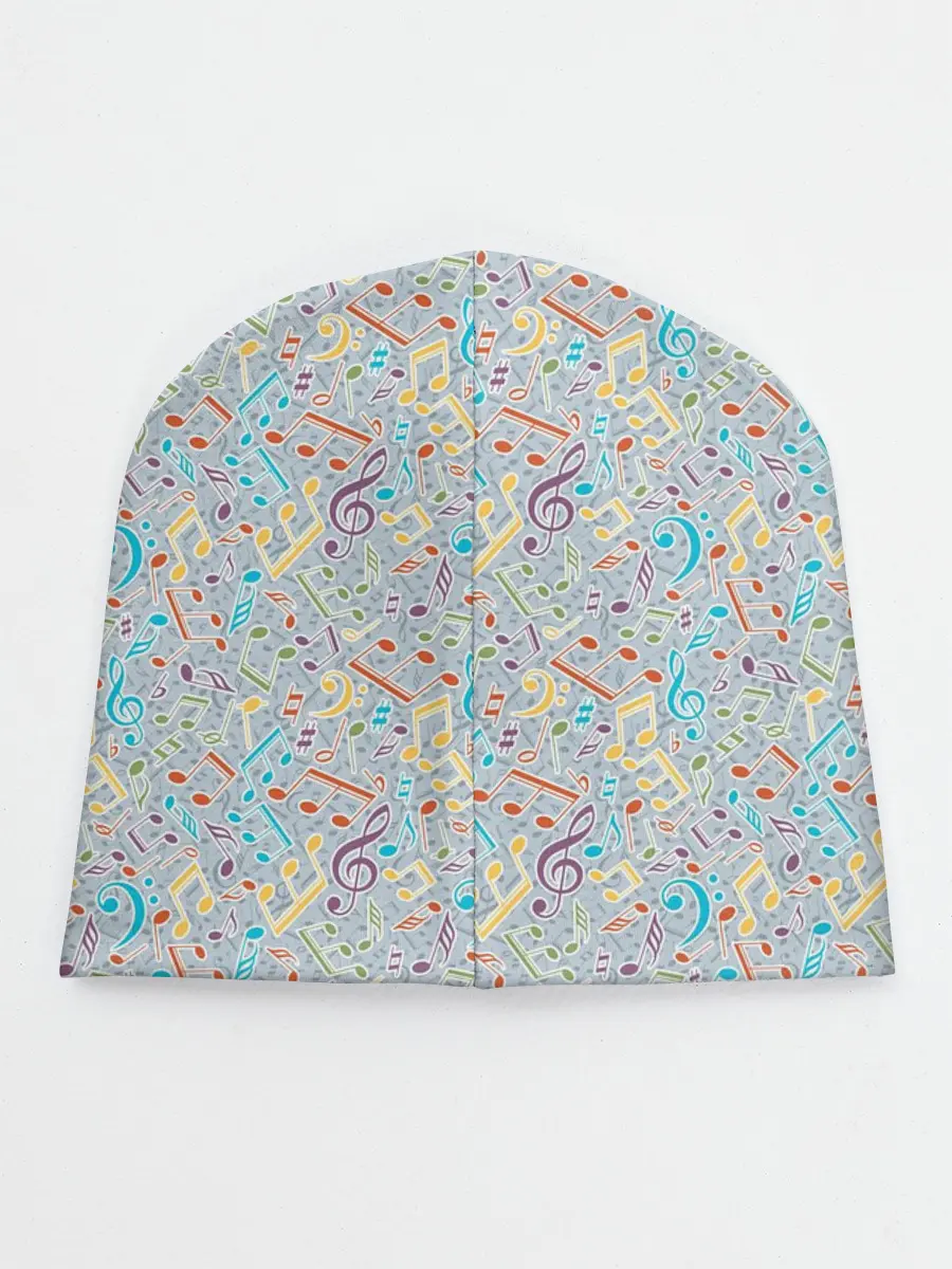 Детская шапка / Музыкальные ноты