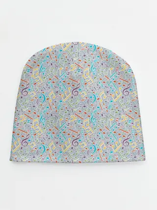 Детская шапка / Музыкальные ноты