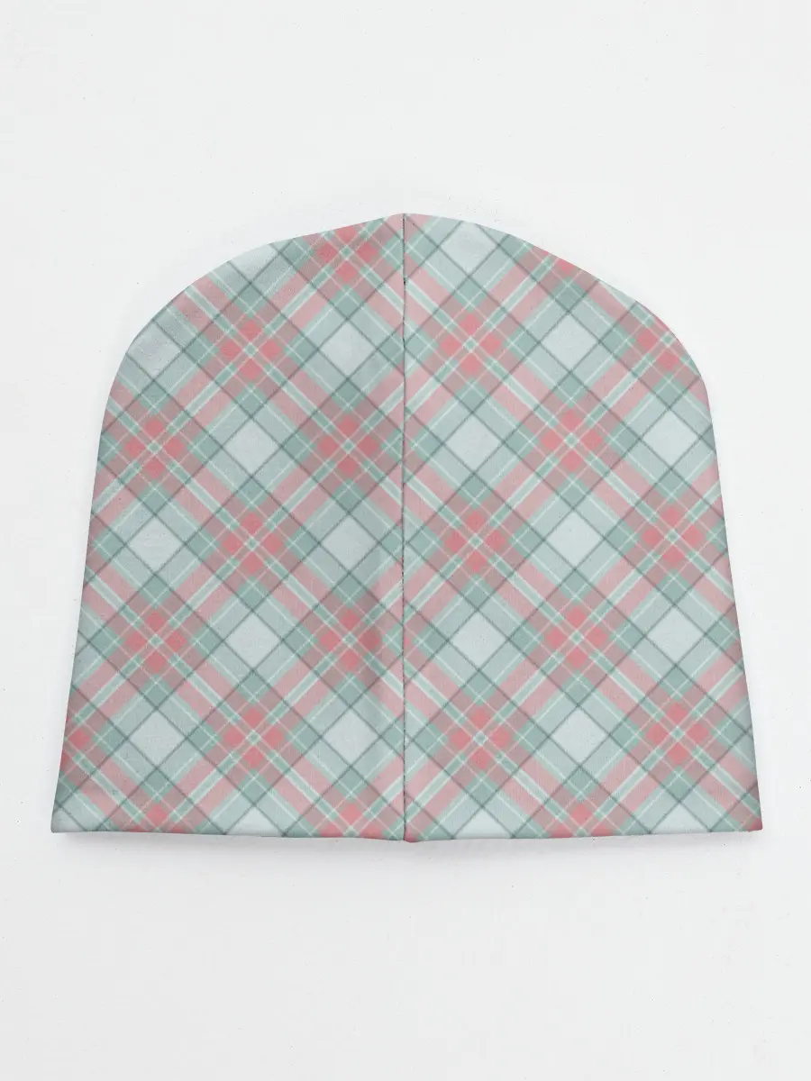 Детская шапка / Узор в клетку