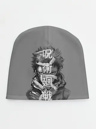 Детская шапка / JUJUTSU KAISEN ИТАДОРИ иероглифы