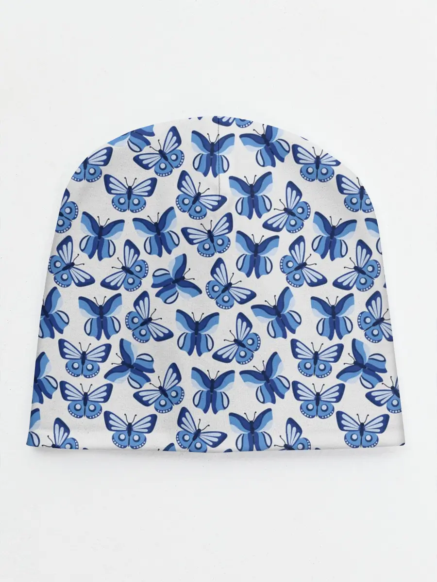 Детская шапка / Бабочки / Butterflies